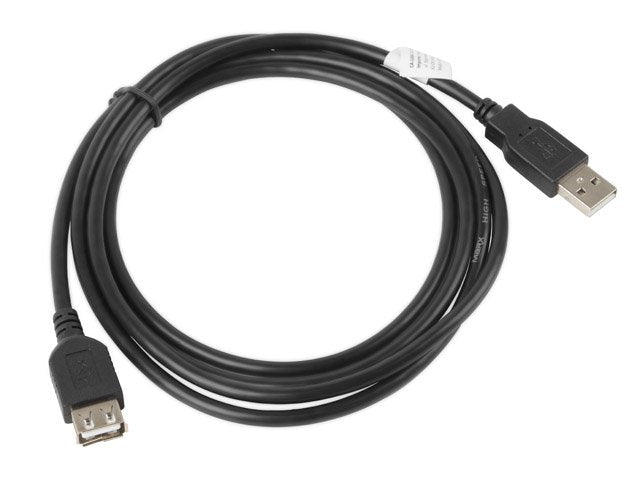 EAN 5901969413748 - Lanberg CA-USBE-10CC-0018-BK cable USB USB 2.0 1,8 m USB A Negro imagen 1
