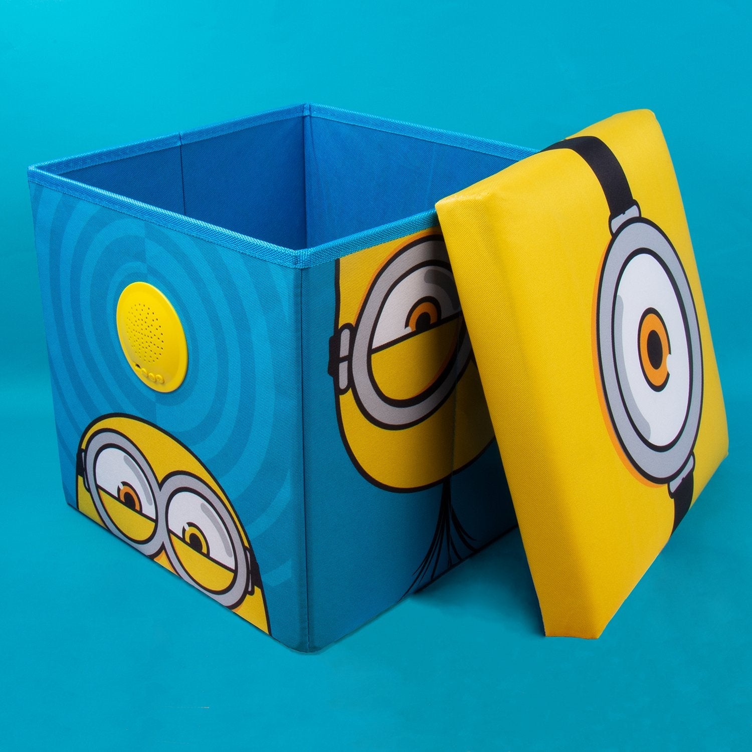 Thumbs Up! Caja De Almacenamiento Fizz Minions Con Altavoz Azul