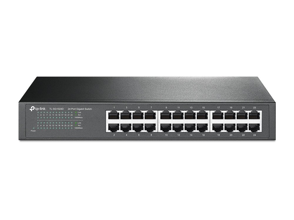 EAN 6935364020620 - TP-Link TL-SG1024D No administrado Gigabit Ethernet (10/100/1000) Gris imagen 1