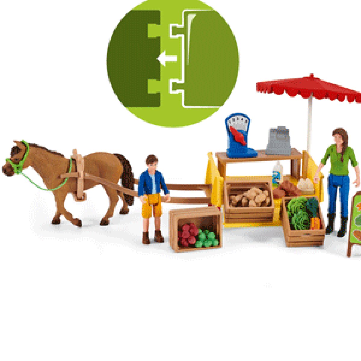 Schleich - Puesto De Granja Móvil Sunny Day (42528)