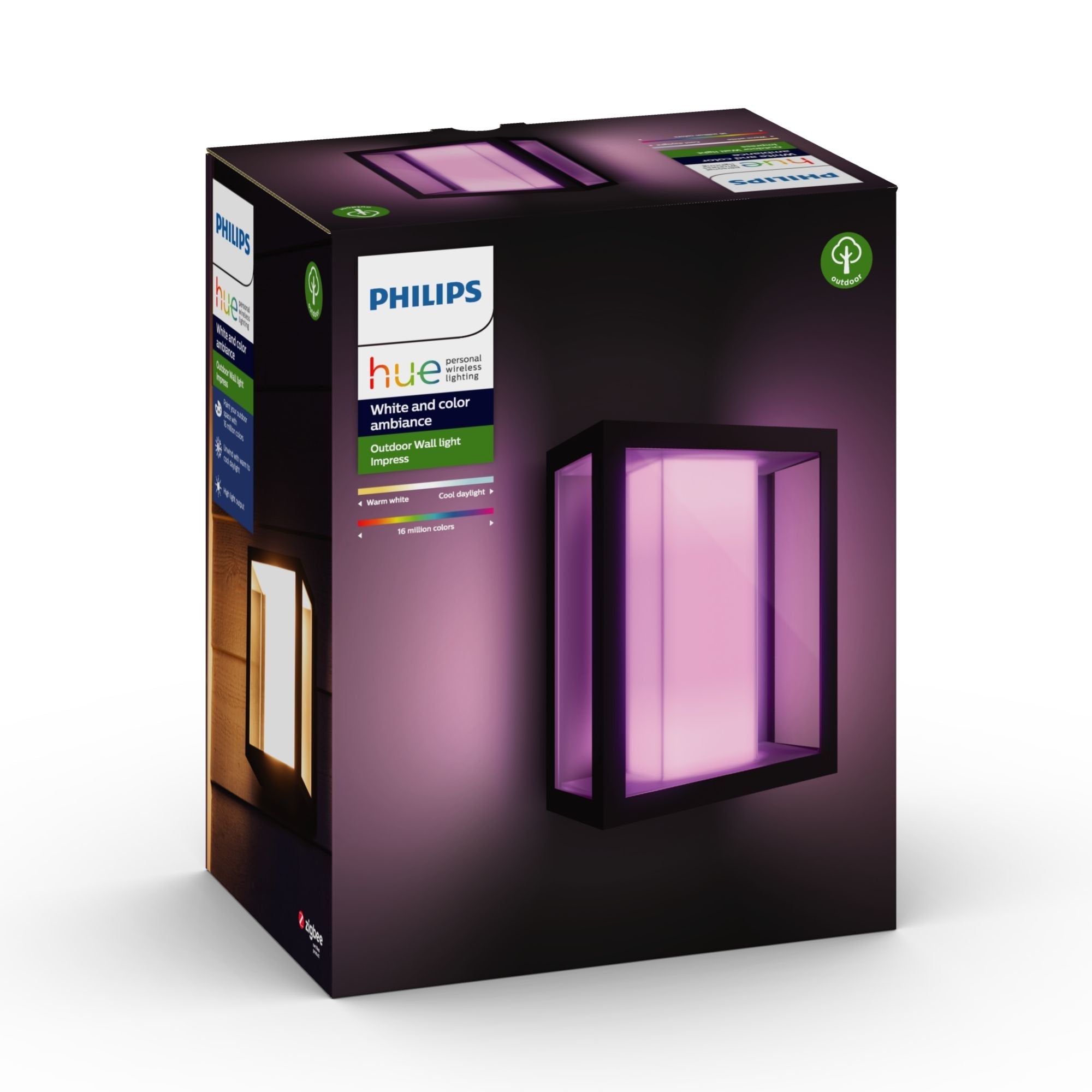 Philips Hue Impress Lampara De Pared Bombilla Led 8 W Clase Anegro