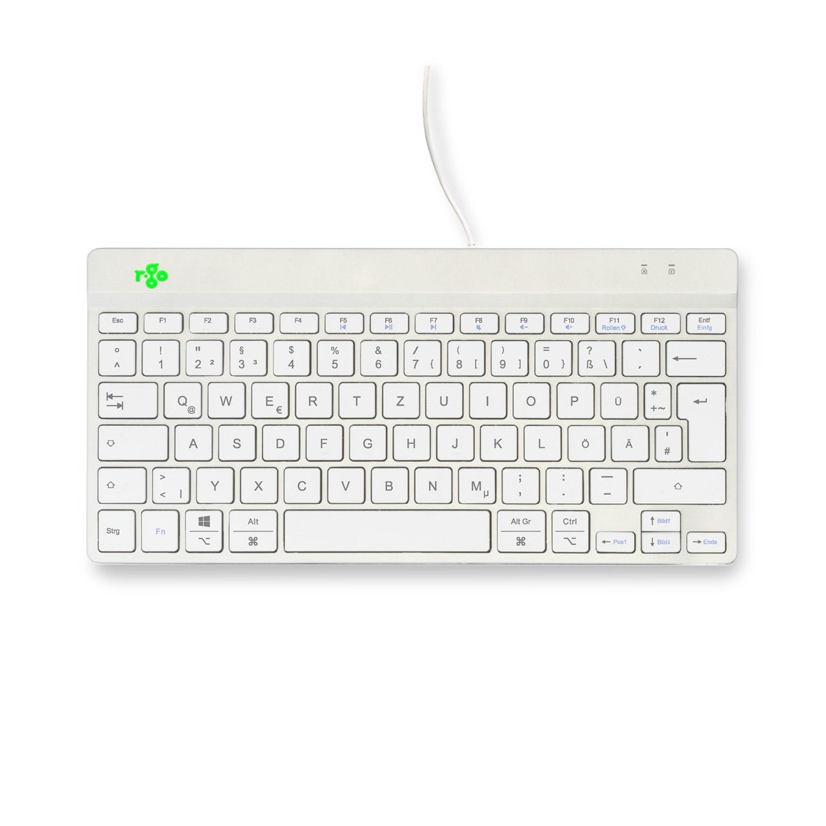 EAN 8719274491996 - R-Go Tools RGOCODEWDWH teclado Oficina USB Alemán imagen 4