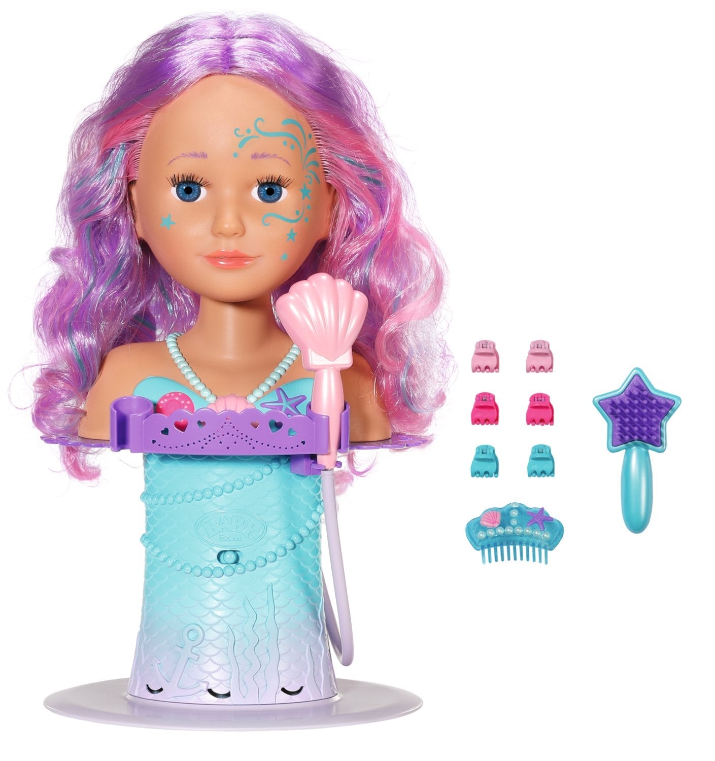 EAN 4001167830550 - BABY born Sister Styling Mermaid Head Muñeca de baño Multicolor imagen 26