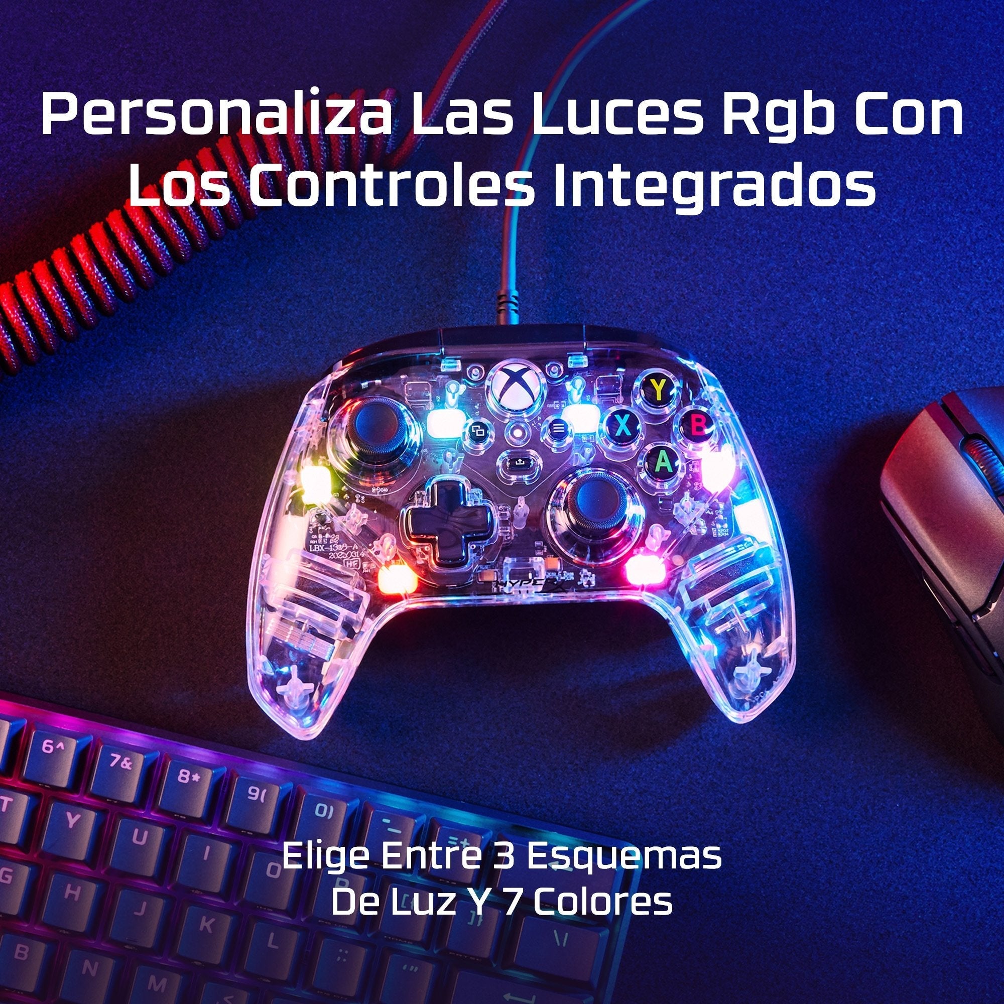 Hp Hyperx Clutch Gladiate - Wired Gaming Rgb Controller - Xbox