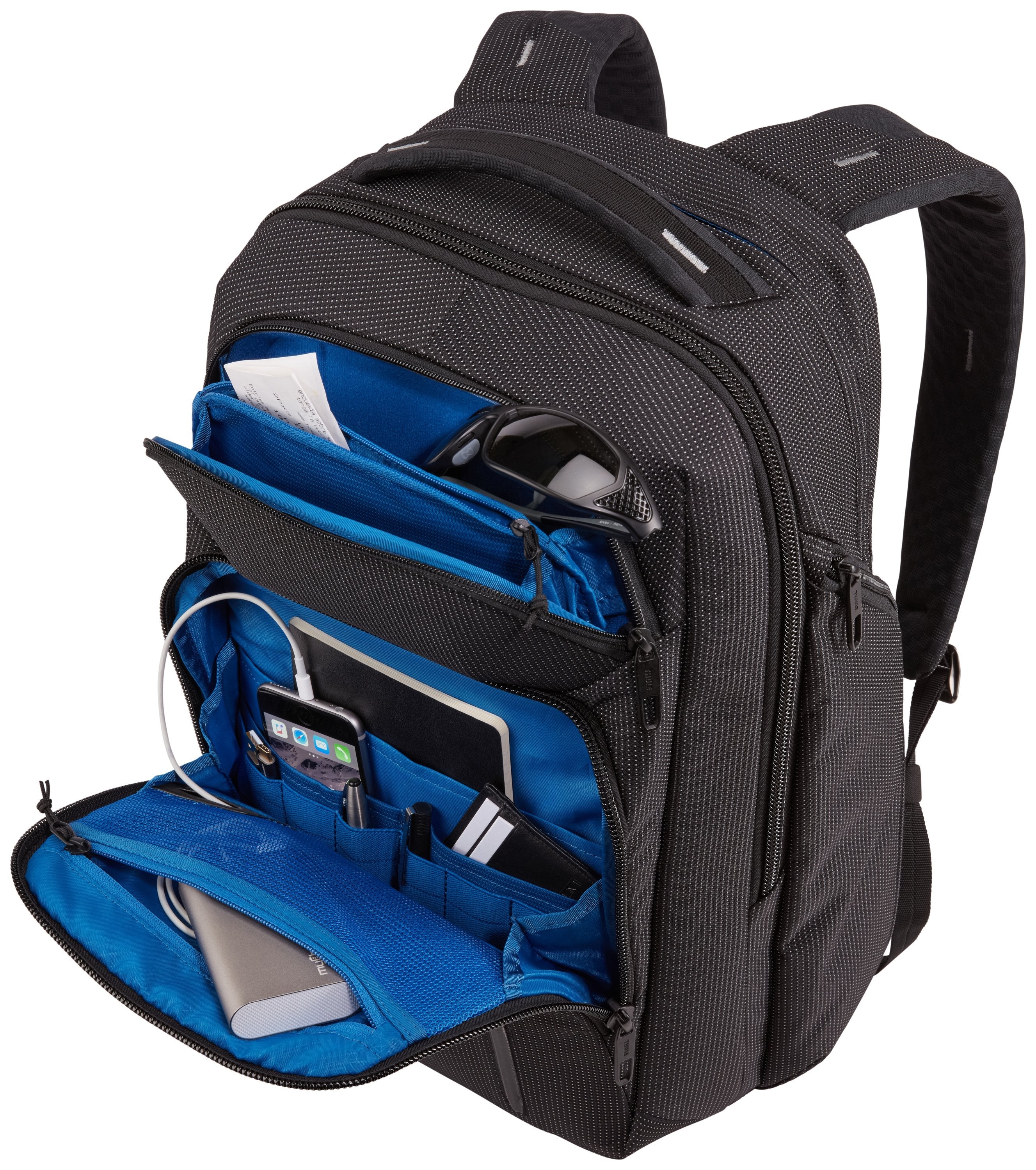 Mochila Thule Crossover 2 Dress Blue 30l Compartimento Acolchado Para Portátiles Hasta 15.6'/39.6cm Bolsillo Con Bloqueo Rfid Nailon