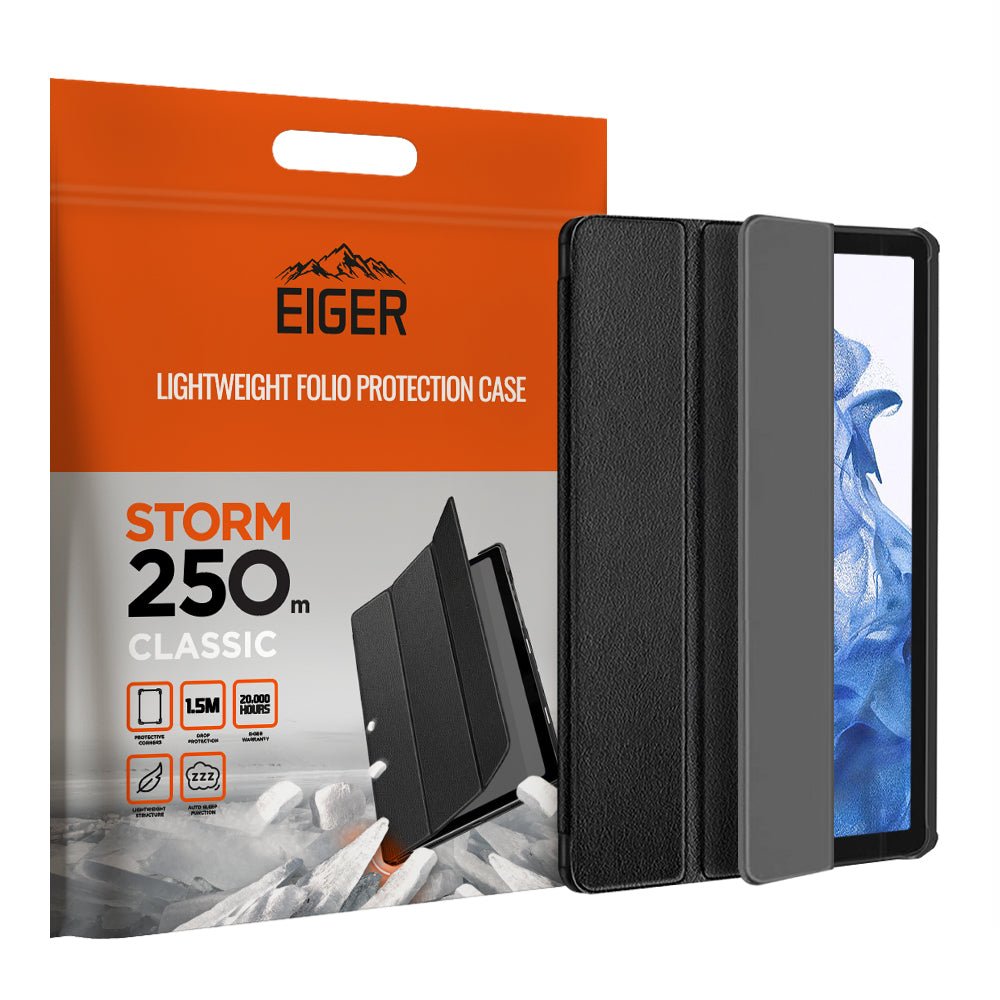 Eiger Storm 250m Classic Case Galaxy Tab S7/S8 Black
