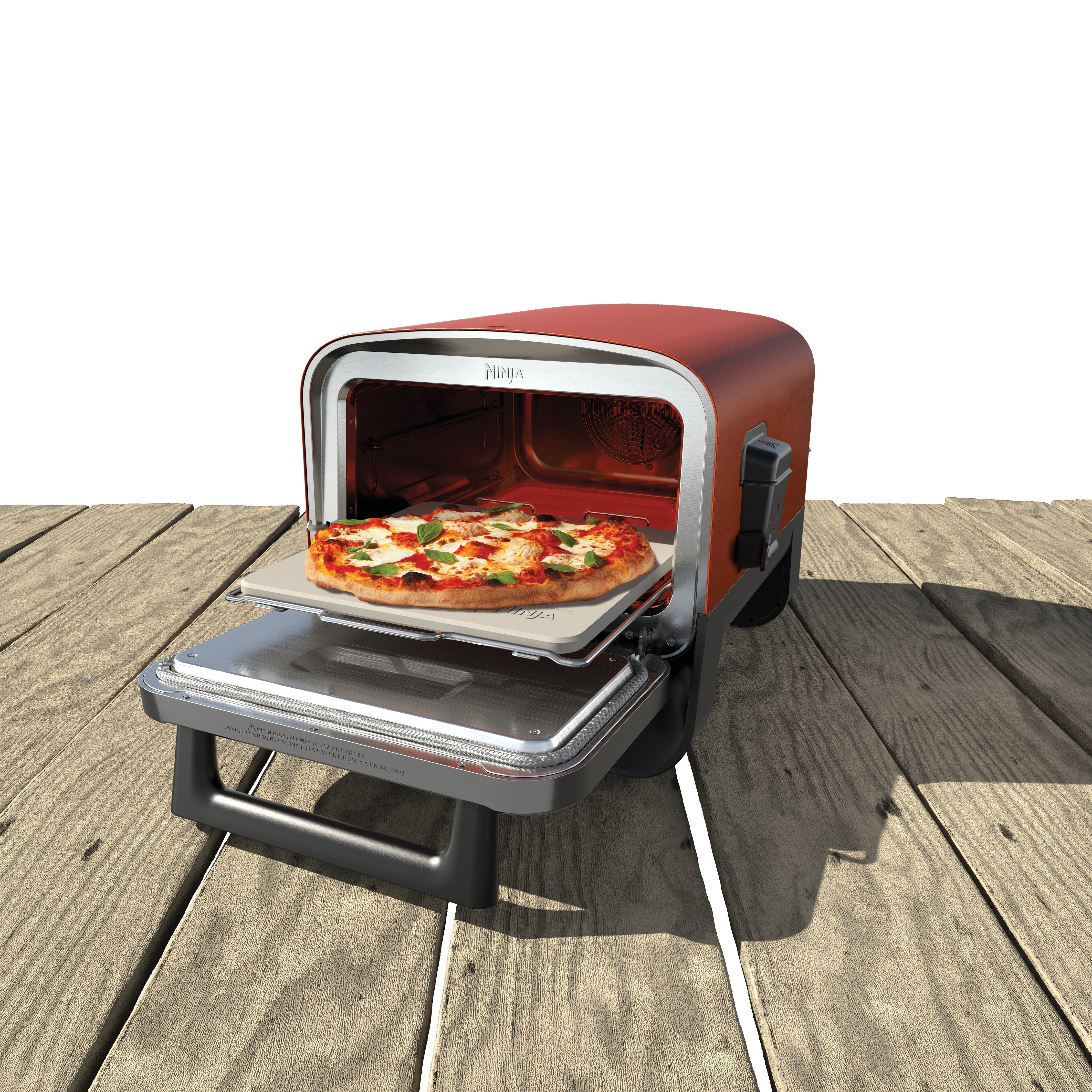 Ninja Woodfire Horno Eléctrico De Exterior 8 En 1, Bandeja Pro-Heat ,Oo101eu
