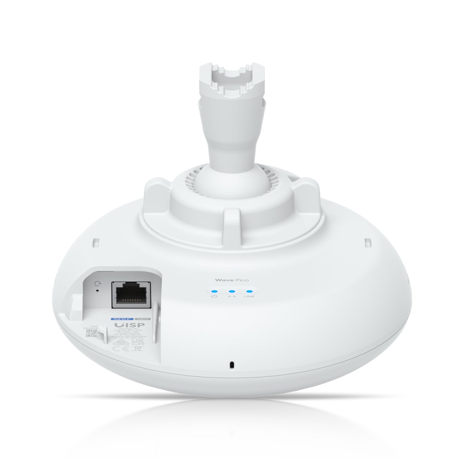 Ubiquiti Wave-Pico Cpe Ptmp 60ghz. Se Conecta A Wave-Ap (Alcance Max 1.3km) Y Wave-Ap-Micro (Alcance Max 0.9km) Con Rendim. 2gbps (1gbps D&Uacute Plex). Radio Reserva 5ghz, Bluetooth, 1xethernet Gbe. Compati