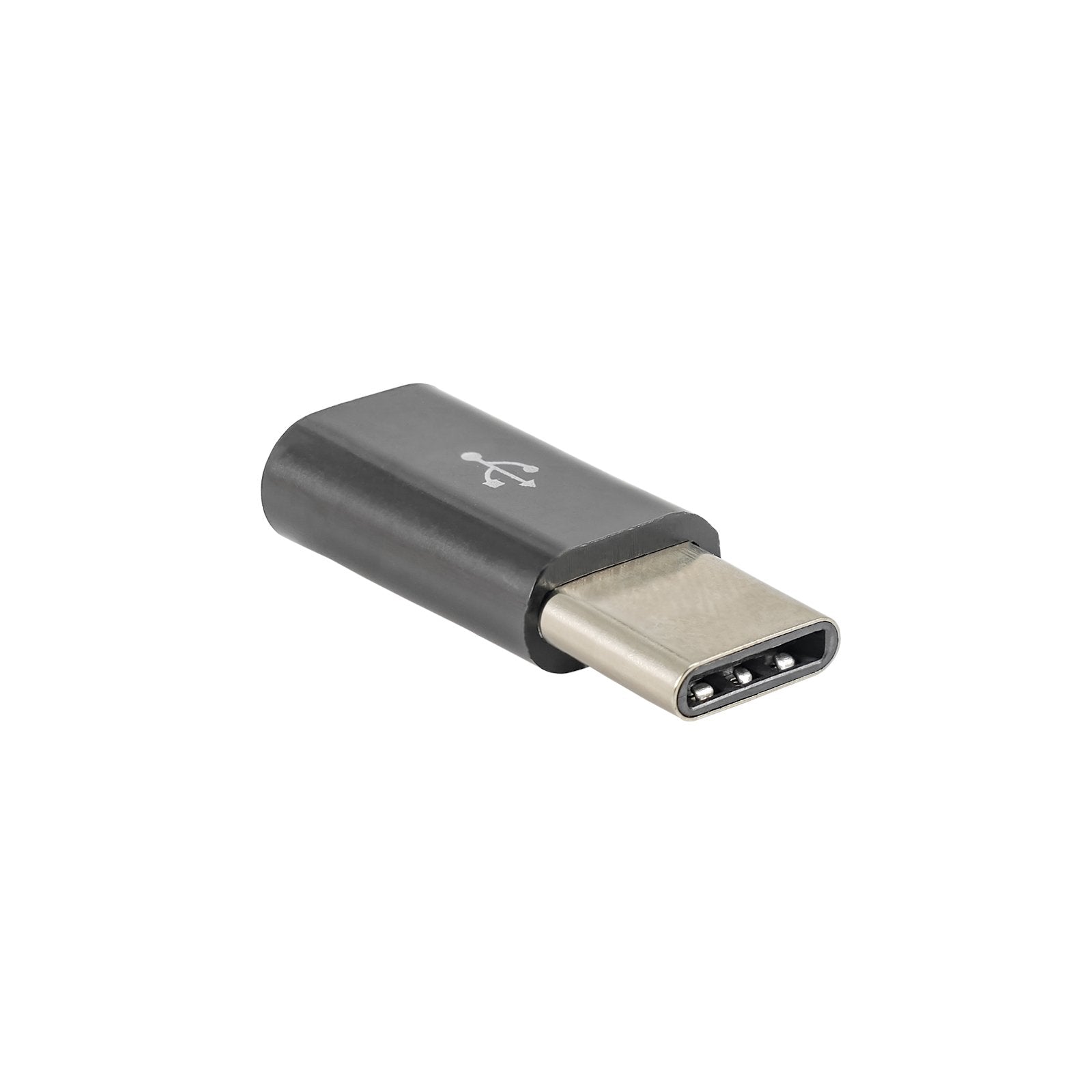 Adaptador Akyga Ak-Ad-46 (Micro Usb F - Usb Type C M; Black Color)