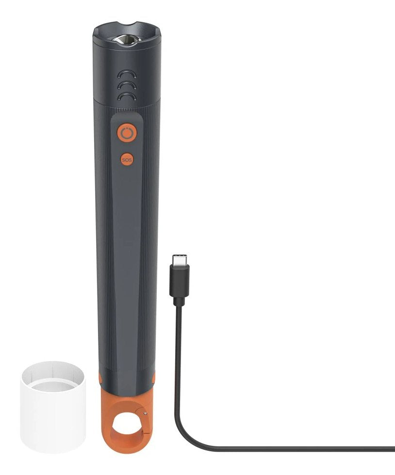 Latarka Turystyczna Akumulatorowa 1200lm 300m Zoom