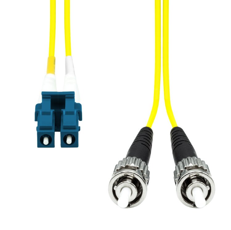 Proxtend Fo-Ststos2d-0005 Cable De Fibra Optica 0,5 M St/Upc Os2 Amarillo (Proxtend St-St Upc Os2 Duplex Sm Fiber Cable 0.5m)