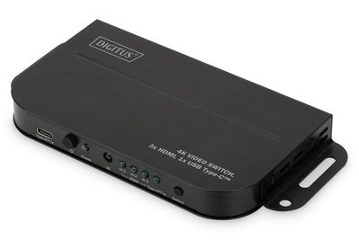 Conmutador 4x1 Hdmi  4x1 4k 60hz 3xhdmi + 1xusb-C Digtitus