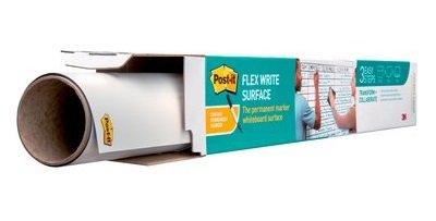 Superficie Adhesiva De Borrado En Seco 1,219x1,829m Super Sticky Flex Write Rollo Fws6x4 Post-It 7100198315