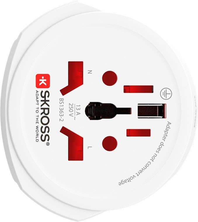 Set 2 Multi Adaptadores De Viaje Skross 1103180
