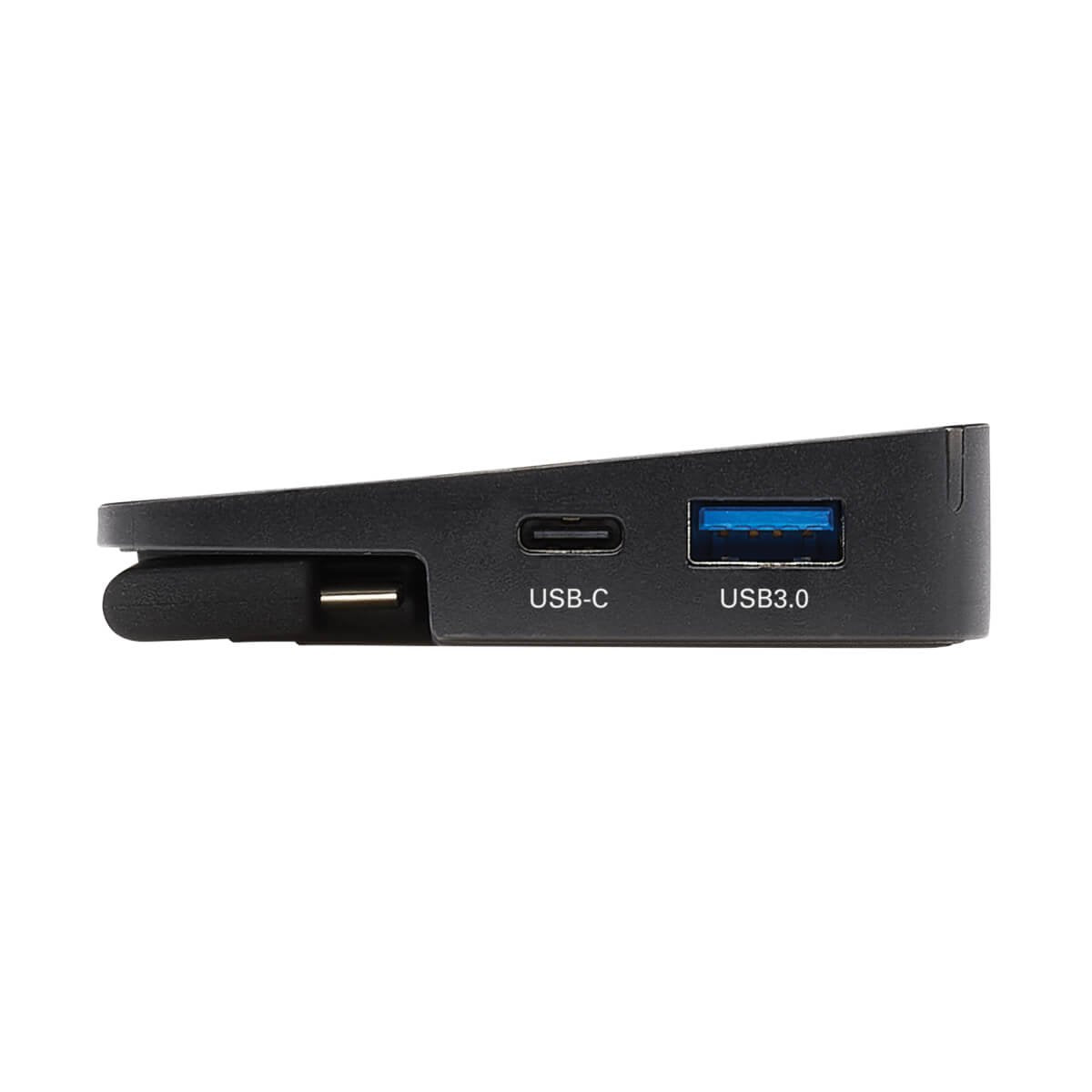 Tripp Lite U442-Dock7d-B Estación De Conexión Usb C, Pantalla Triple - 4k Hdmi Y Dp, Vga, Usb 3.2 Gen 1, Hub Usb A Y Usb C, Gbe, Carga Pd De 100w, Negro