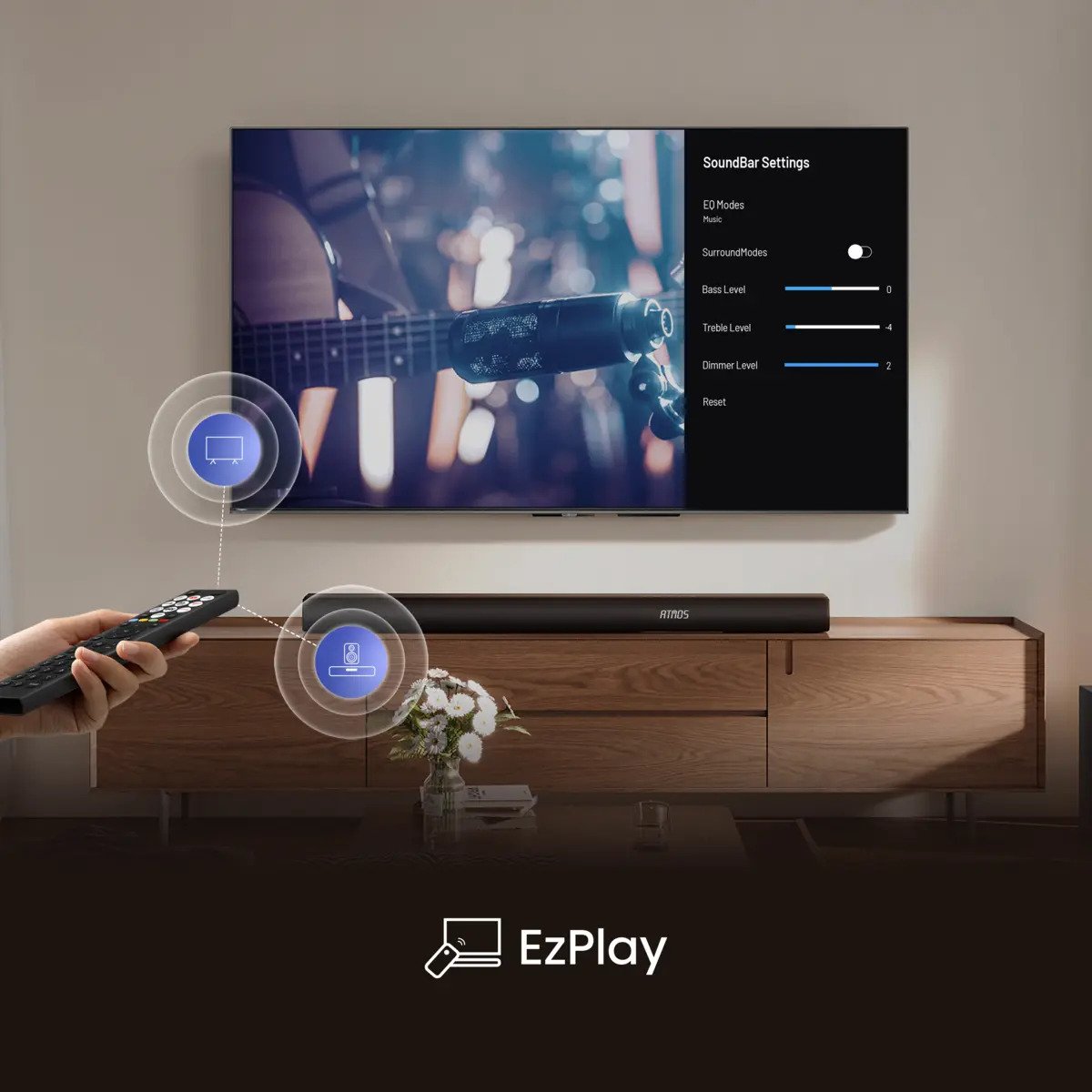 Barra Sonido Hisense Ax5100q 5.1 580w Dolby Atmos Hdmi Earc Bt 5.3