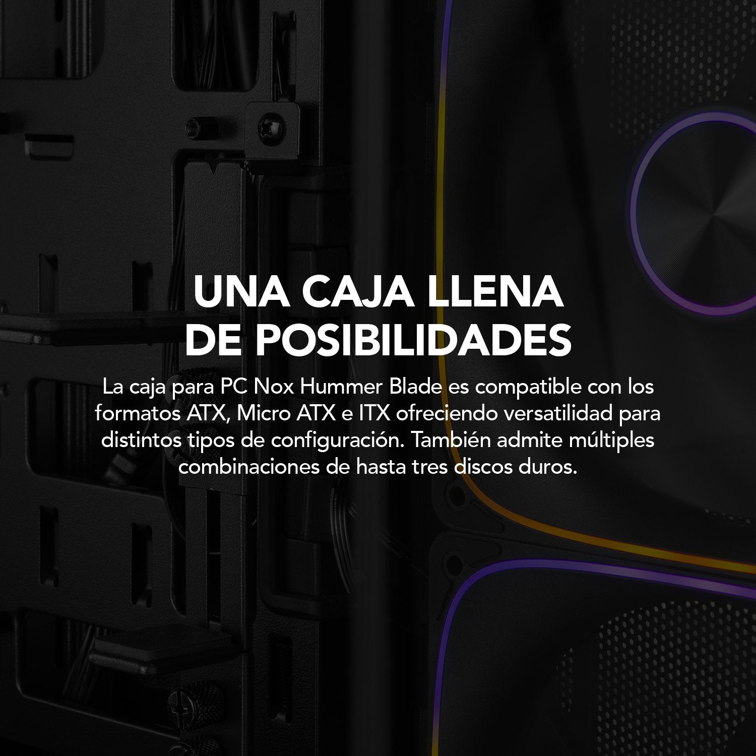 Caja Gaming Semitorre Nox Hummer Blade