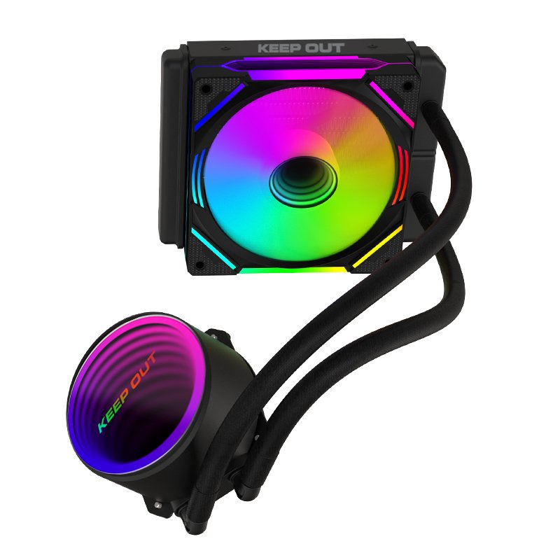 Refrigeracion Liquida Xwc-120 Argb Keepout Argb/ Intel (Lga115x/1200/1700/1366/2011/2066) Y Amd (Am5/Am4)