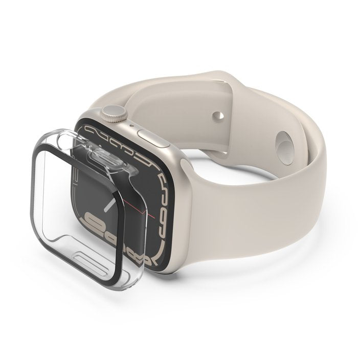 Belkin Tempered Glass Bumper Apple Watch 8/7/Se/6/5/4 Clear