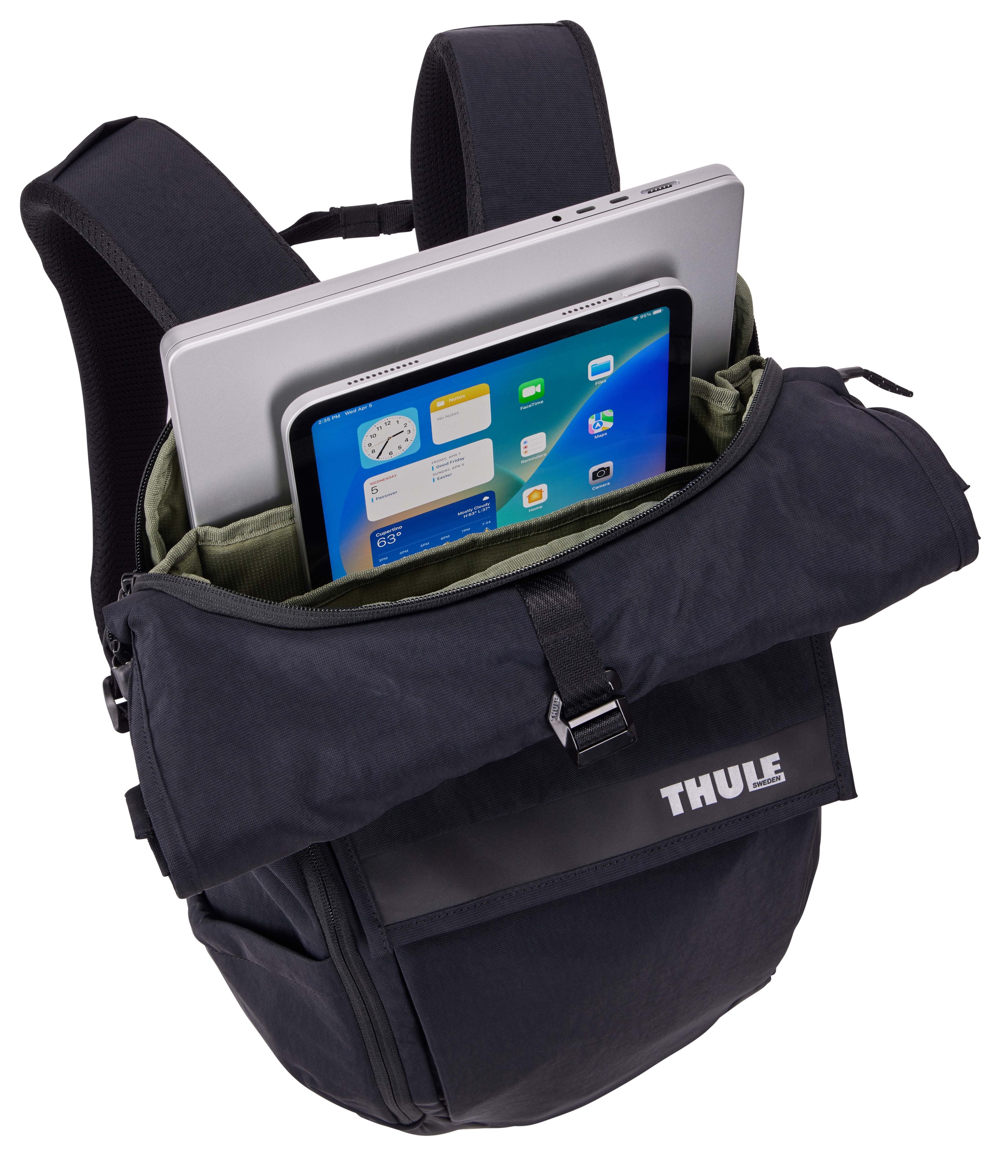 Mochila Thule Paramount Parabp3116 Black Informal Negro Nylon, Poliéster