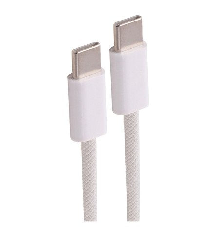 Shiverpeaks Usb-C Cable De Carga, 2.0, 60w, Blanco, Textil, 3m