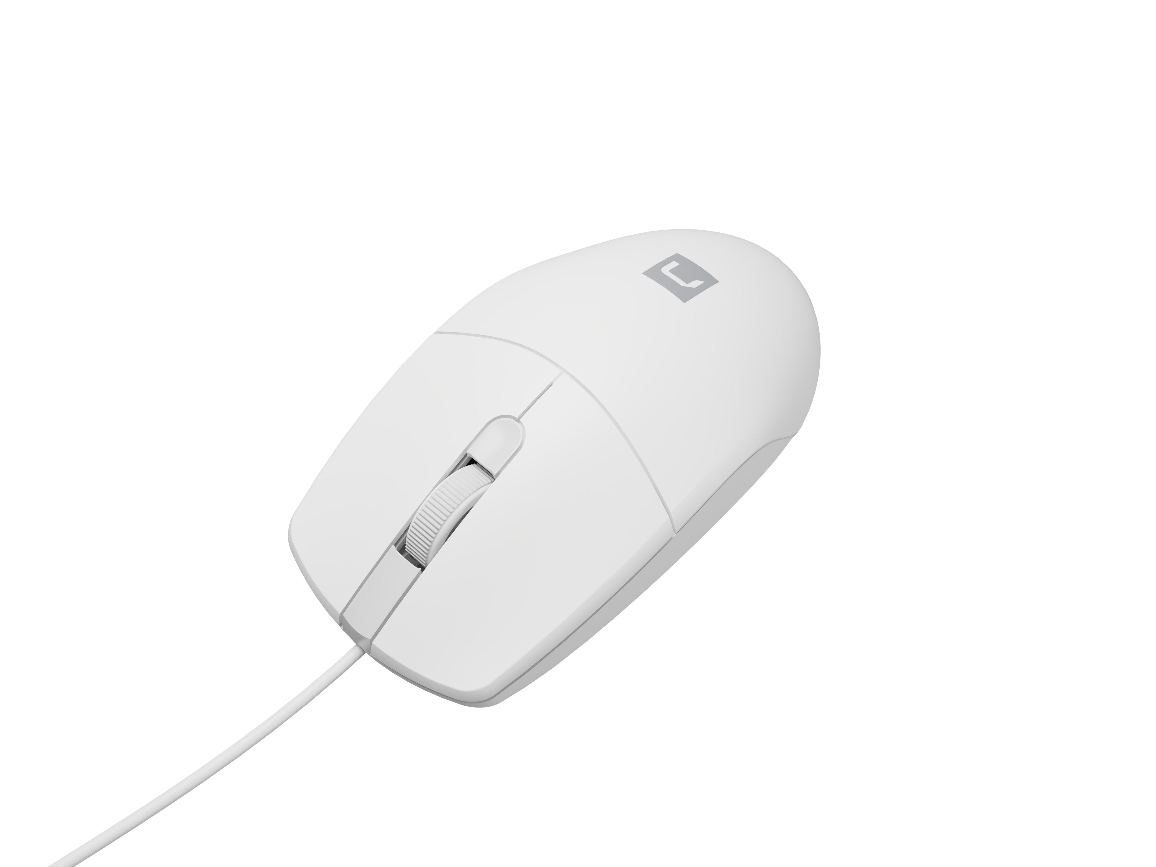Raton Natec Ruff 2 1000dpi Optico Blanco