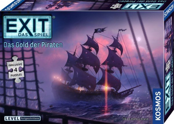 Kosmos Exit - El Juego + Puzzle - El Oro De Los Piratas, Juego De Fiesta 683108