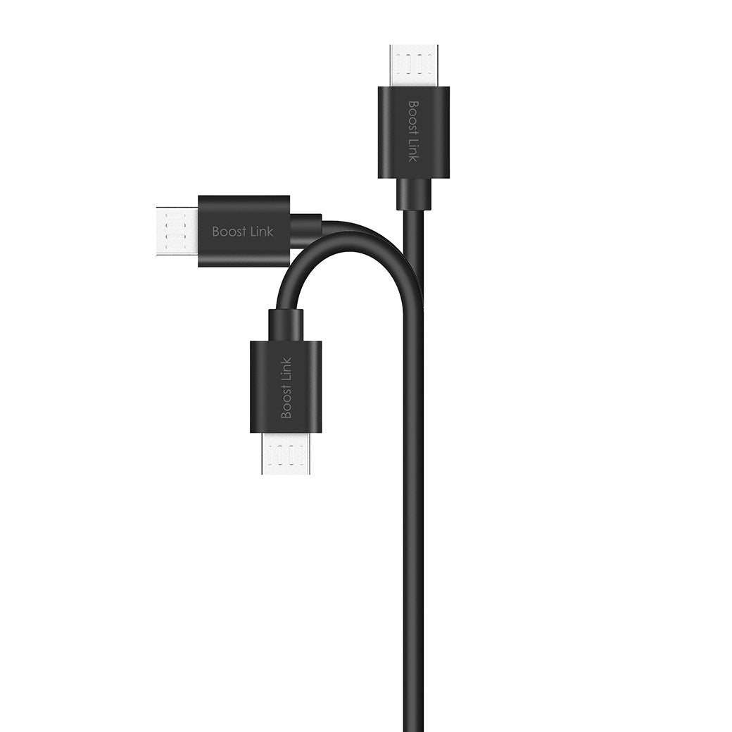 Silicon Cable De Alimentacion Microusb - Usb Boost Link Lk30 1m 2.4a Black