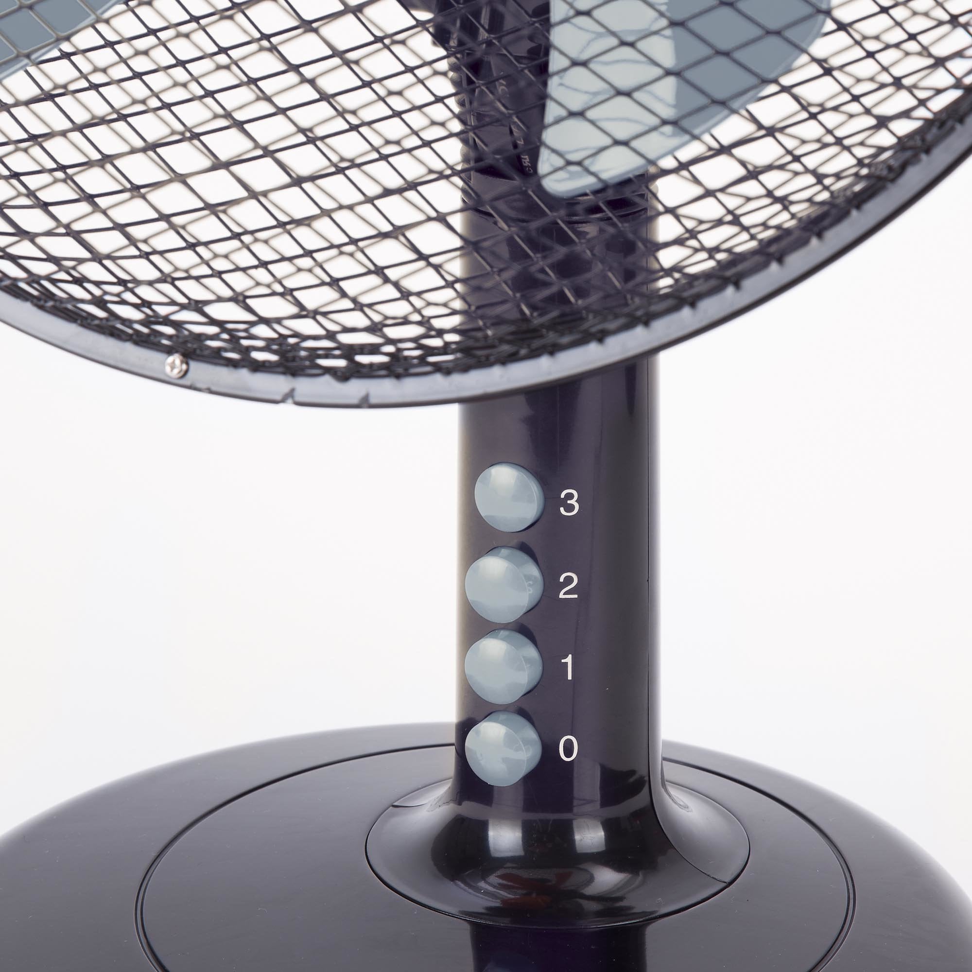 Ventilador Jata De Mesa Vm3125 5 Aspas 43 Cm Negro