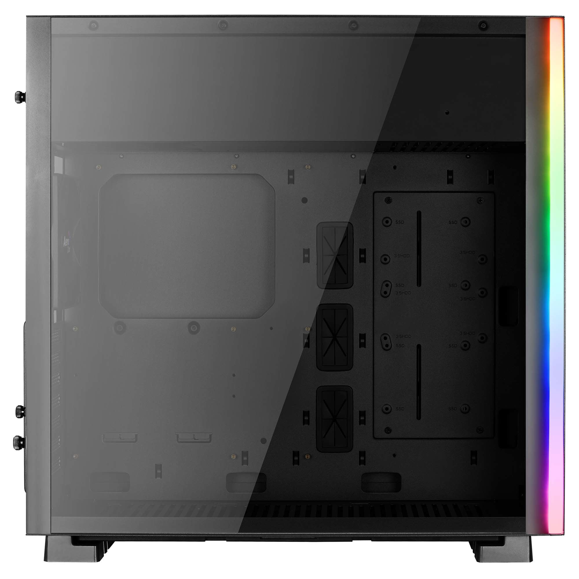 Caja Semitorre Aerocool Globk 2*Usb 3.0- Soporta Refrigeración Líquida Ssii-Ceb Atx Micro Atx Mini Itx