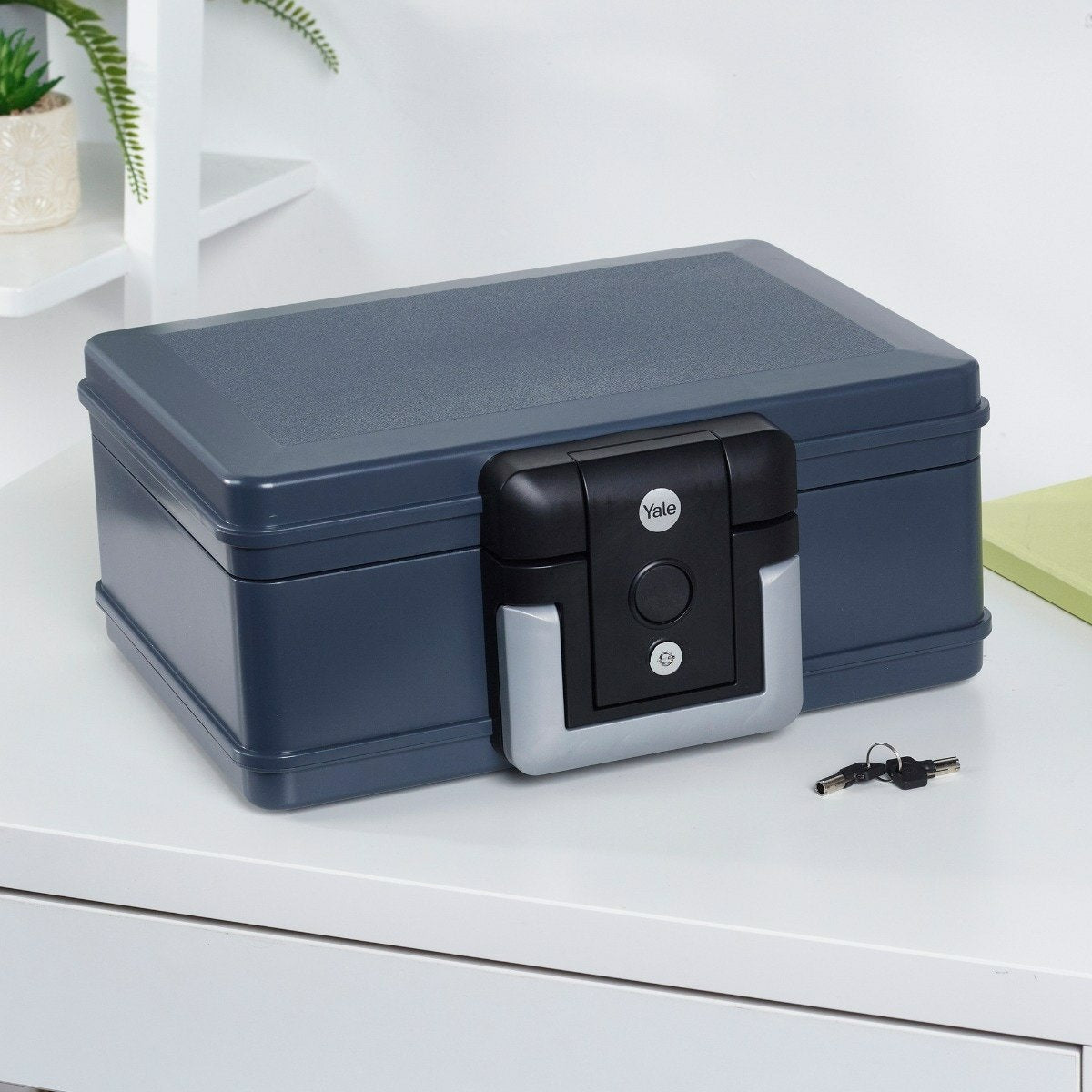 Caja De Seguridad Yale Yfwc/154/Kb1  Pequeña 4 L Plástico Gris
