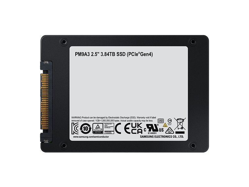 Disco Ssd Samsung Pm9a3 3.84tb U.2 Nvme Pci 4.0 Mzql23t8hcls-00a07 (Dwpd 1)