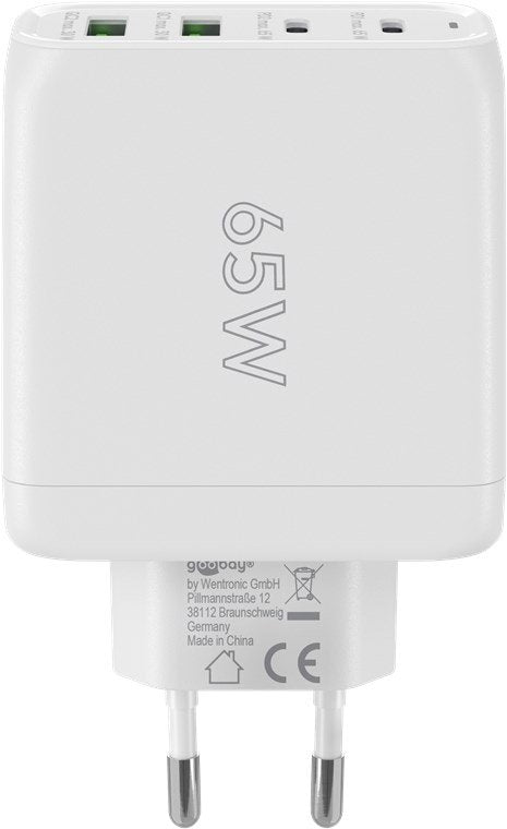 Goobay 64818, Cargador Blanco