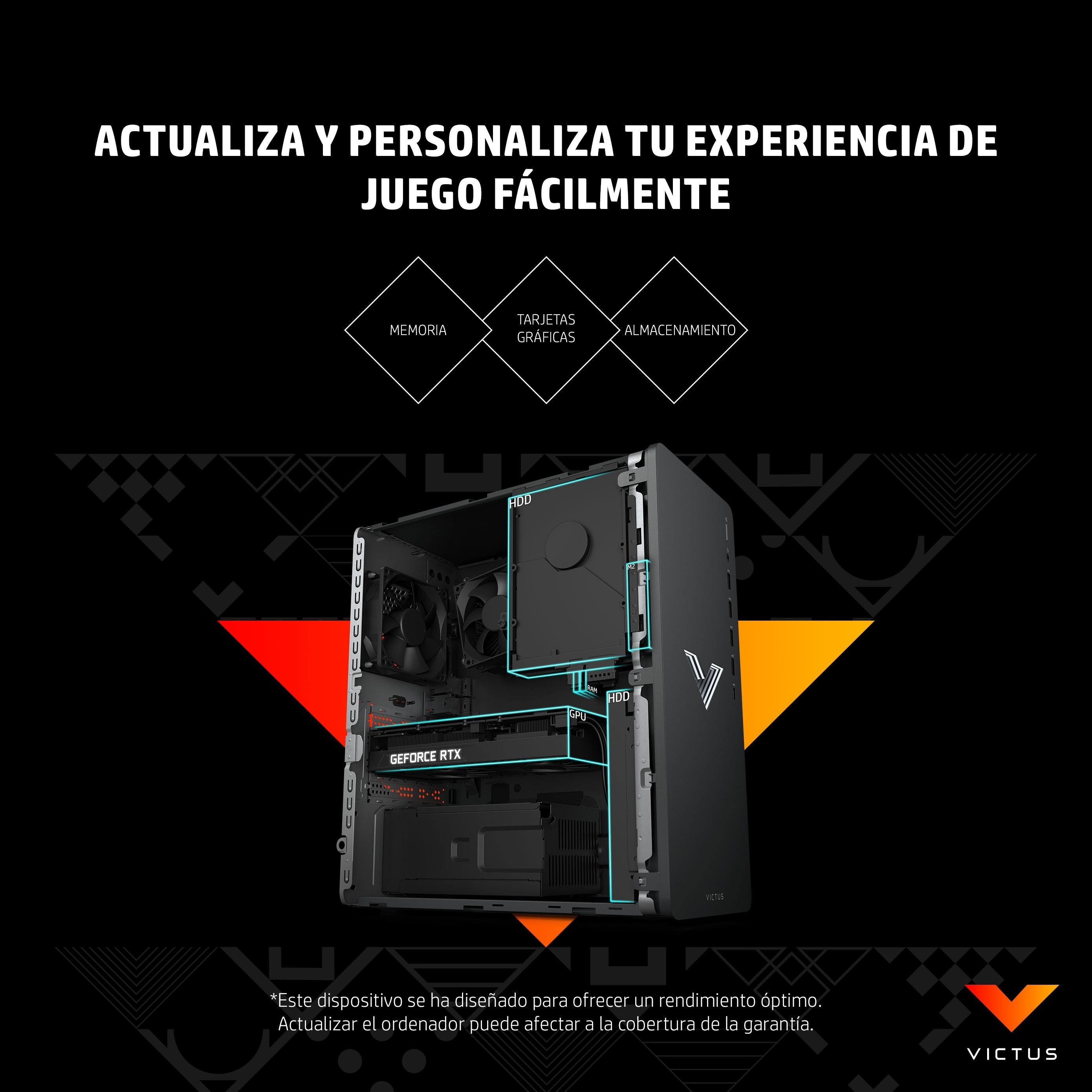 Victus By Hp 0157ns Pc I5-12400f 16gb 512gb Ssd Windows 11 Home Geforce Rtx 3050