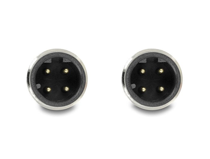 Delock 80848 Cable M12 Codificado D 4 Pin Macho A Macho Pvc 2 M