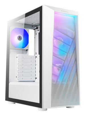 Azza Sentinel 203a-01w Miditower White 3xargb Lã¼fter Retail
