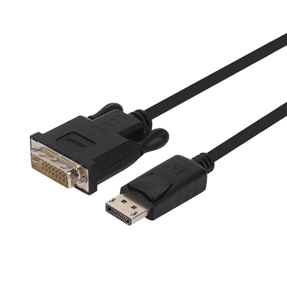EAN 4894160010469 - UNITEK Y-5118BA adaptador de cable de vídeo 1,8 m DisplayPort DVI Negro imagen 1