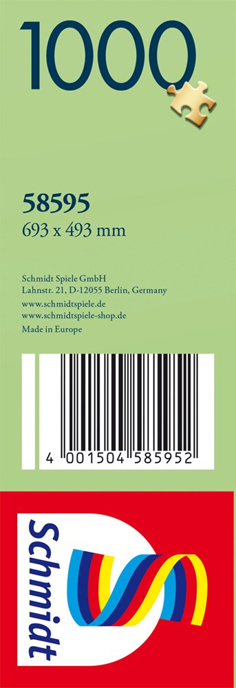 Schmidt Spiele Silvia Christoph: Yin & Yang Im Wald Der Kolibris (1000 Teile) 58595