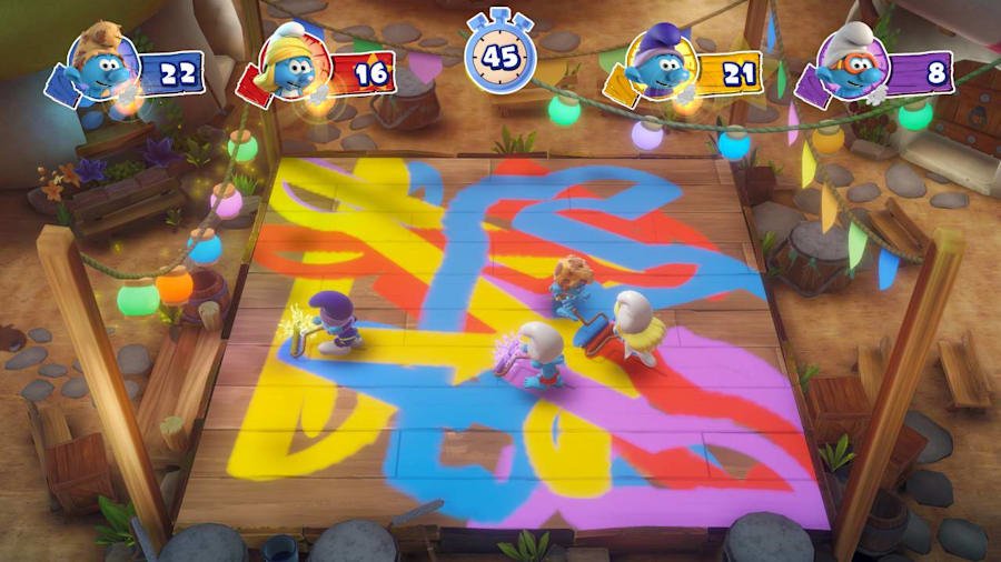 Juego Los Pitufos - Village Party Switch