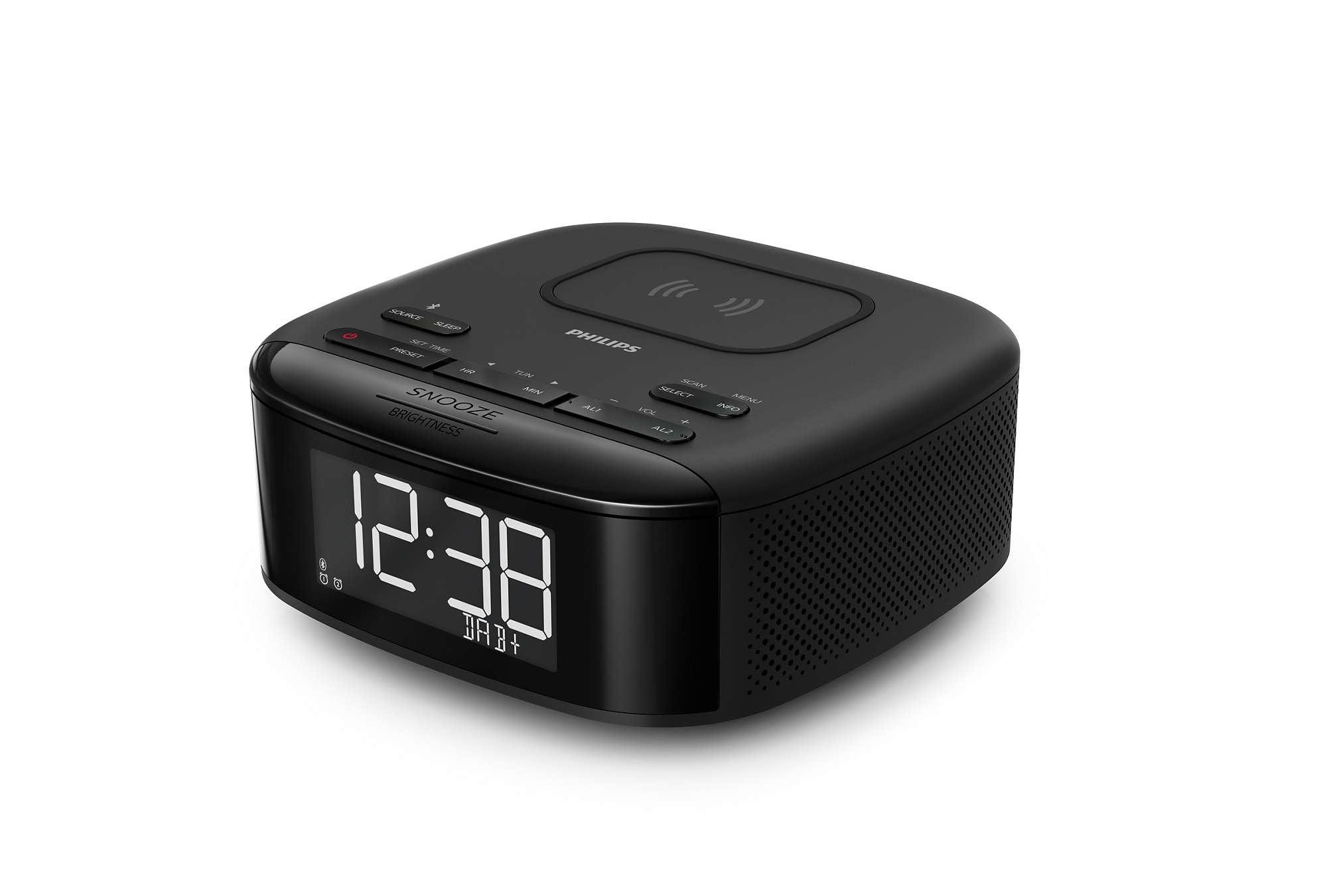 Radio Despertador Philips Bt Cargador Inalambrico
