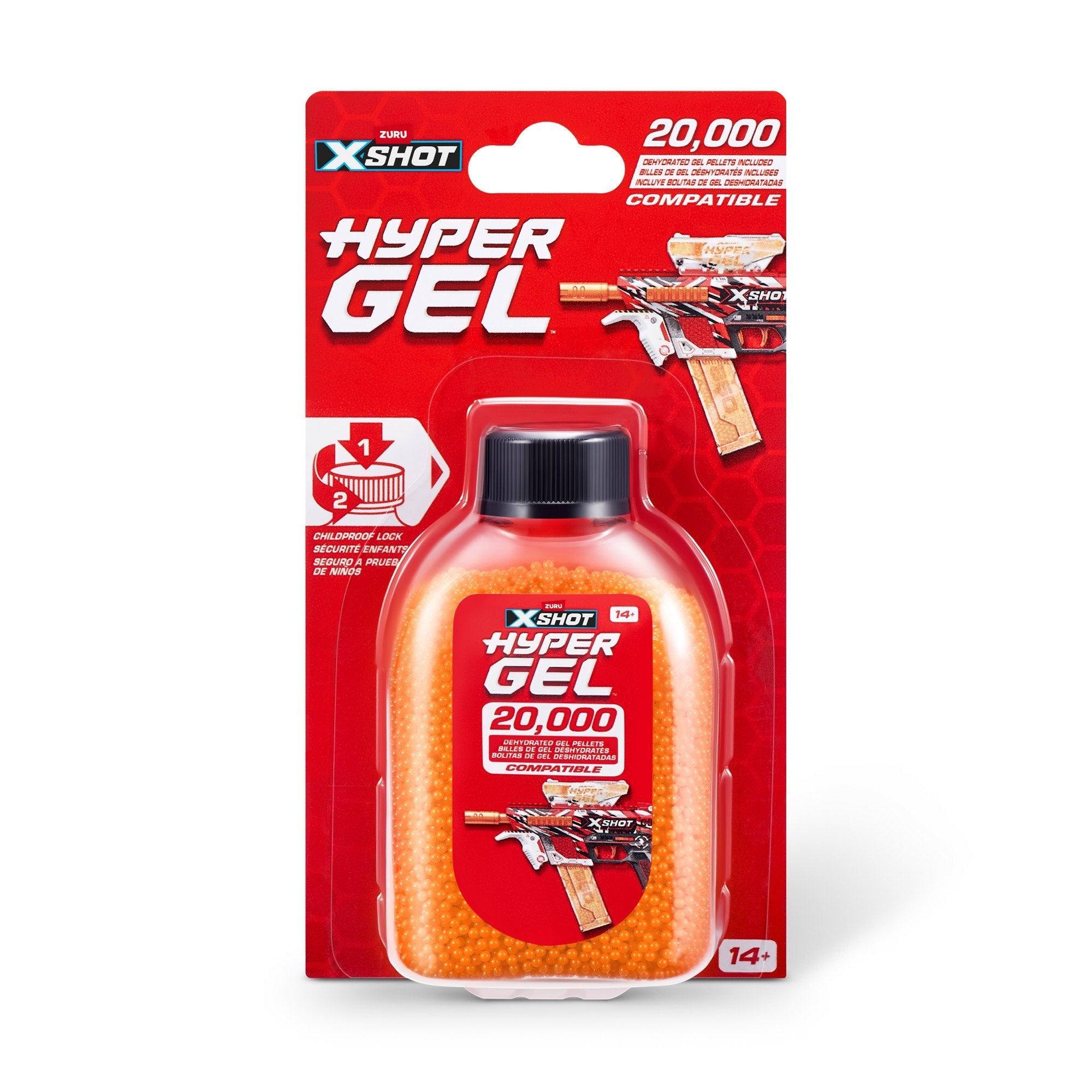 Zuru X-Shot - Insanity Pack De Recarga 20.000 Bolas De Gel, Gel Blaster 36625