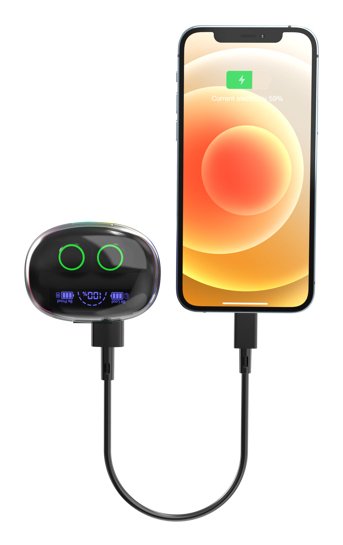 Auriculares 2go Ring True Wireless Stereo (Tws)  Bluetooth Negro