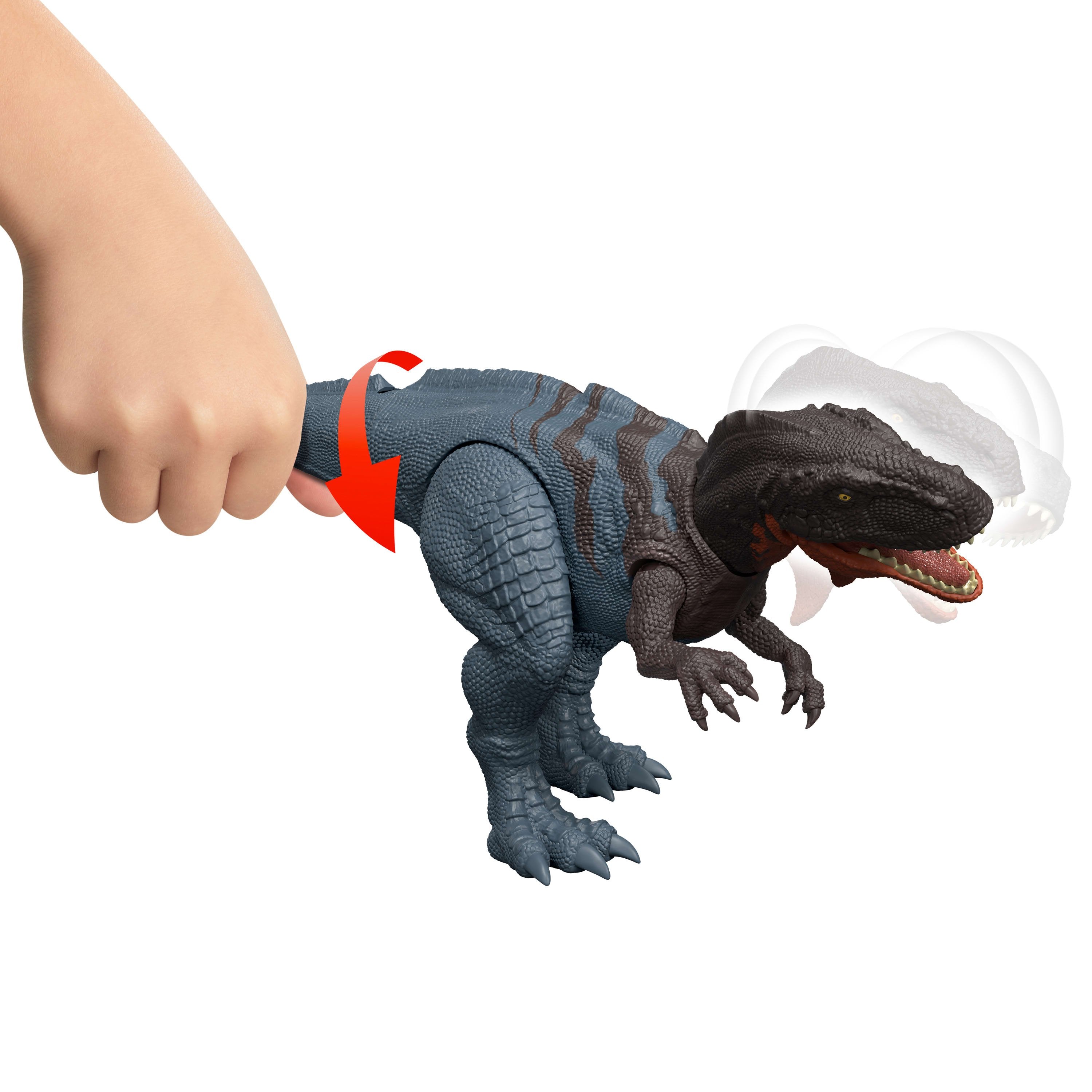 Mattel Jurassic World Wild Roar Abelisaurus Jgb91