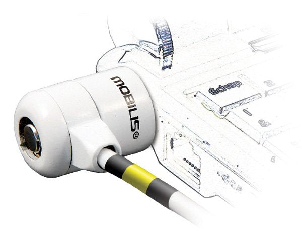 Mobilis Corporate Key Cable Antirrobo Blanco 1,8 M