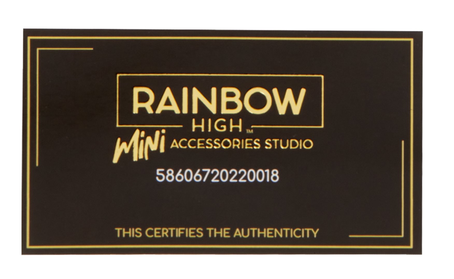 EAN 0035051586067 - Rainbow High Accessories Studio Series 1, H Assortment in PDQ Bolso de muñecas imagen 21