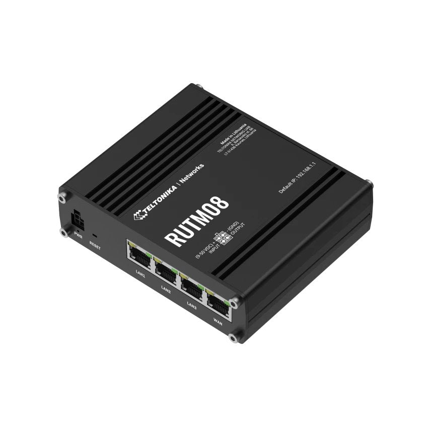 EAN 4779051840465 - Teltonika RUTM08 router Gigabit Ethernet Negro imagen 2