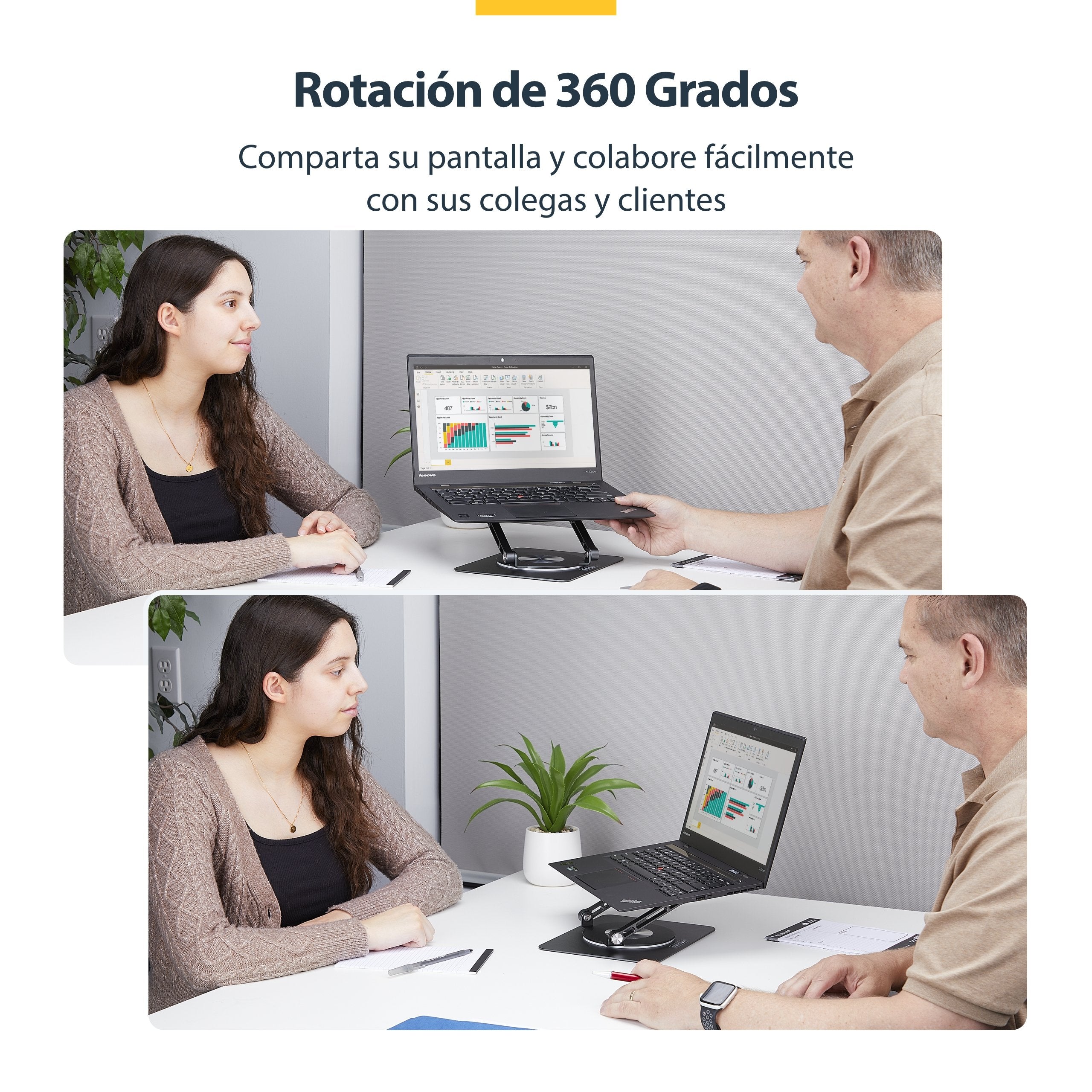 EAN 0065030904711 - StarTech.com ATFR-LAPTOP-RISER soporte para ordenador portátil Plata imagen 10