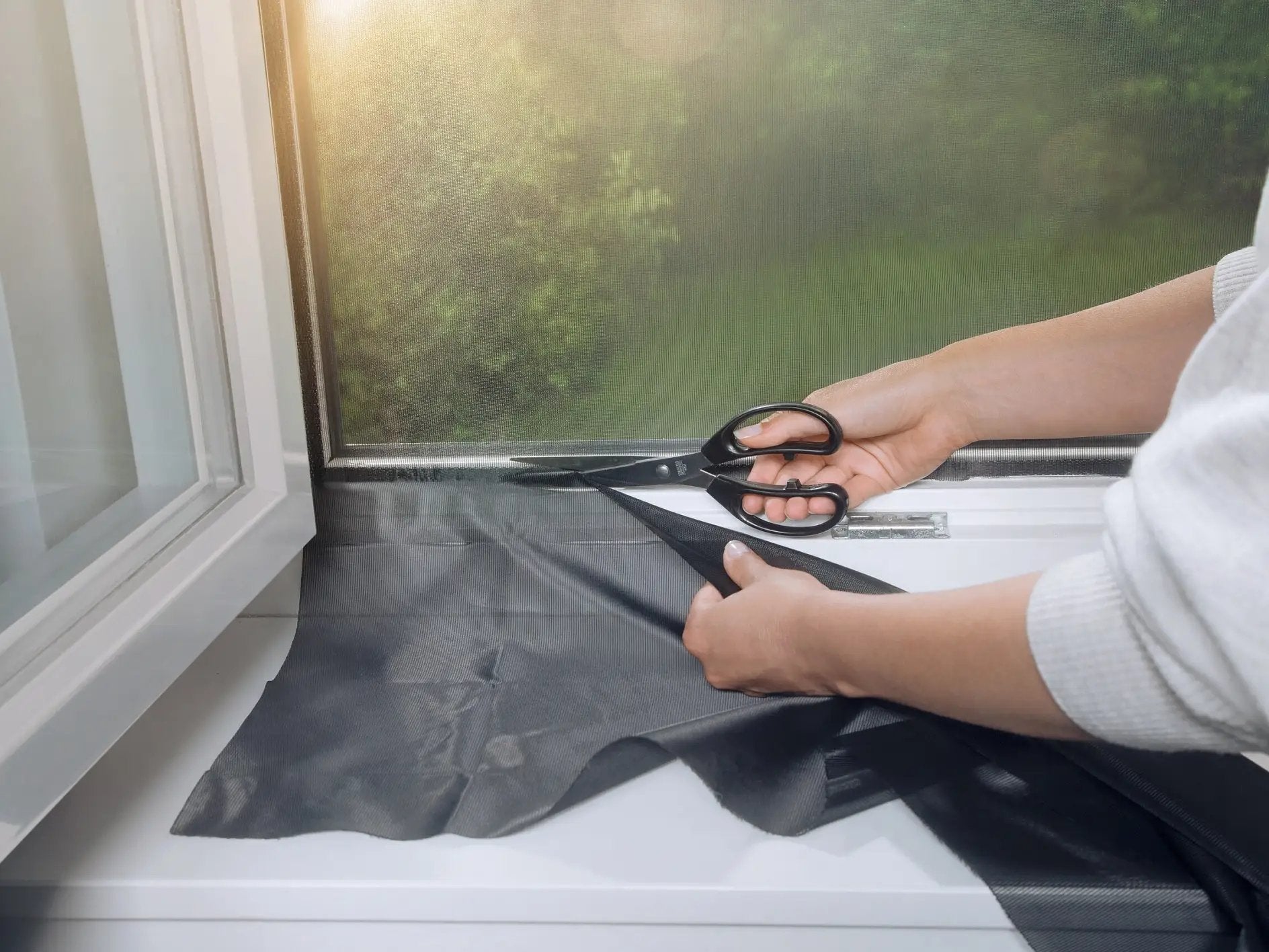 Tesa Pollenschutz-Gitter 1.5m X 1.8m Anthrazit