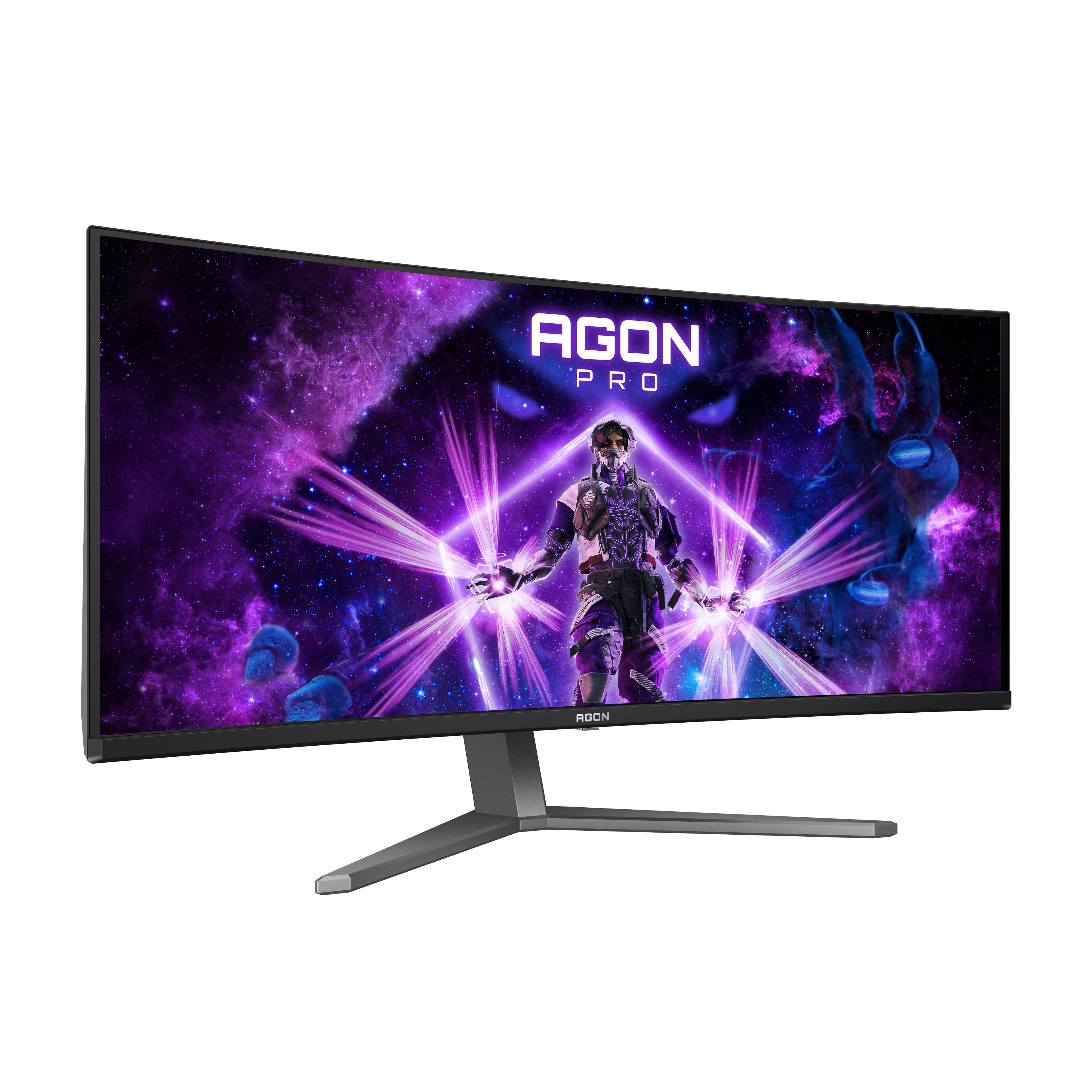 EAN 4038986112444 - AOC AGON PRO AG346UCD pantalla para PC 86,4 cm (34") 3440 x 1440 Pixeles Wide Quad HD QD-OLED Negro, Gris imagen 4