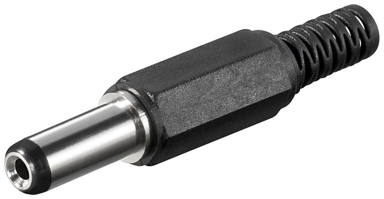 Conector Dc Macho  - Diametro 2.1 X 5.5 Mm Goobay
